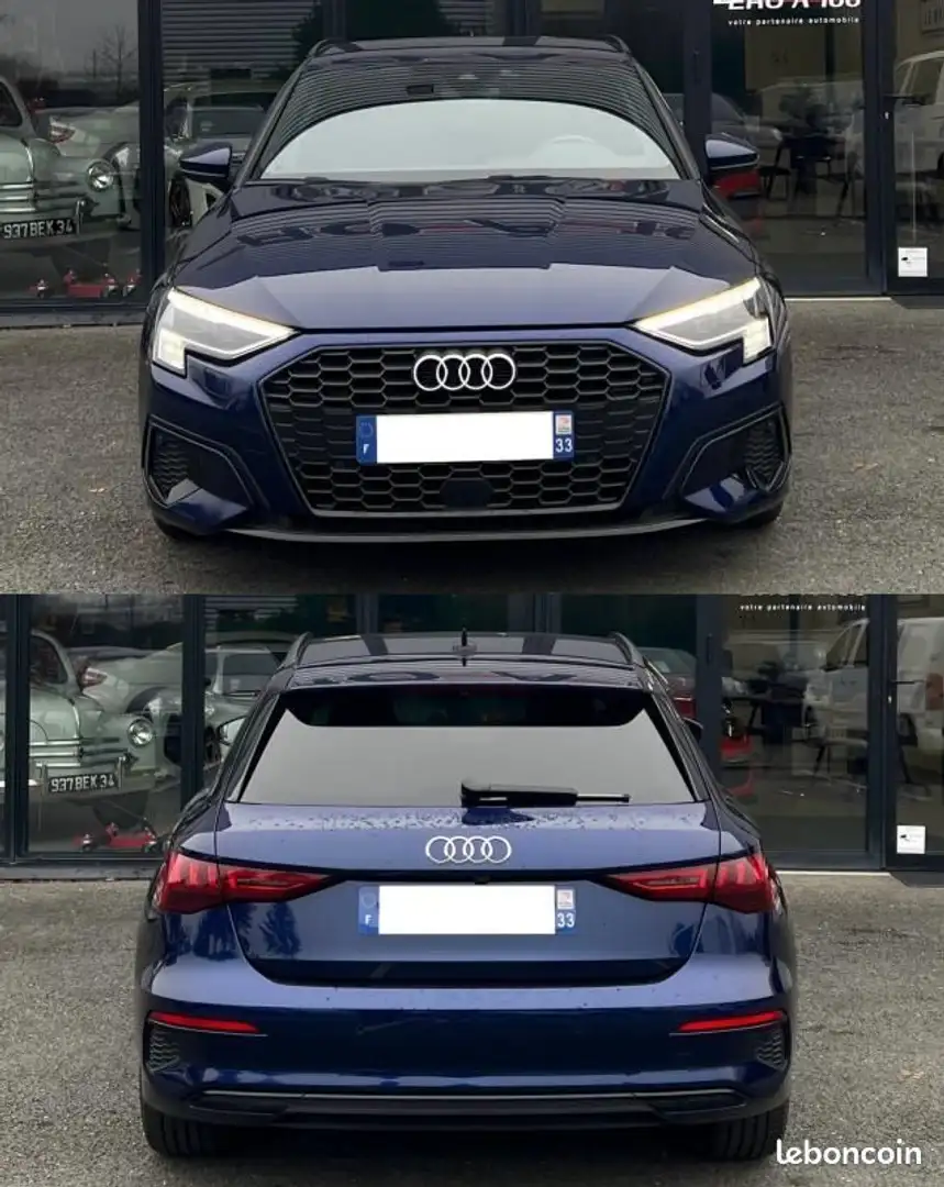 Audi A3 40 1.4 TFSIe Hybrid S tronic 80 kw 204 cv Boite auto Blau - 2