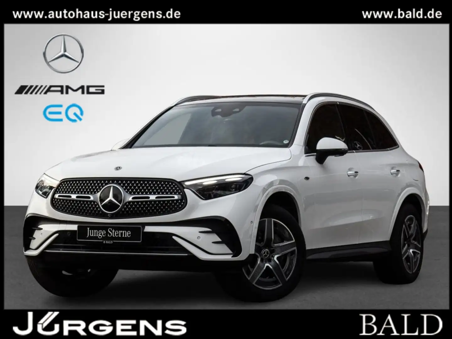 Mercedes-Benz GLC 300 e 4M AMG-Sport/Pano/AHK/Distr/360/Memory Weiß - 1