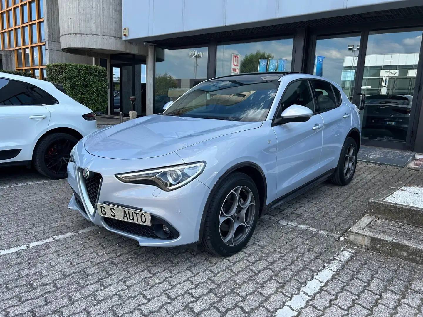 Alfa Romeo Stelvio 2.2 t Ti Q4 210cv auto TETTO Grigio - 1