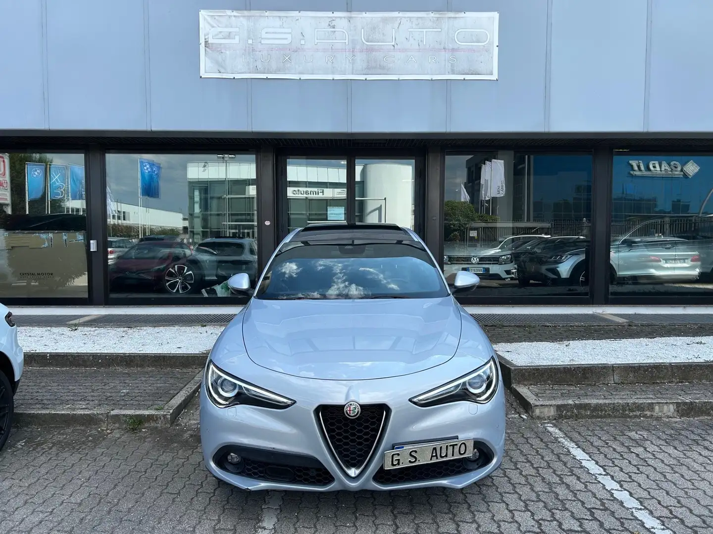 Alfa Romeo Stelvio 2.2 t Ti Q4 210cv auto TETTO Grigio - 2