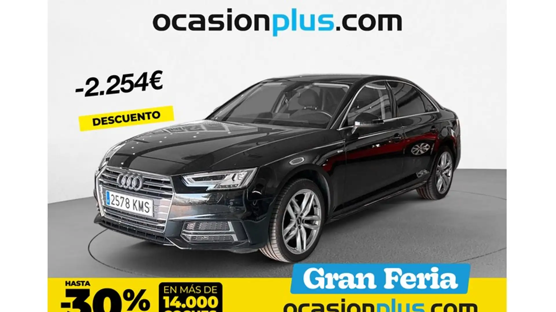 Audi A4 2.0TDI S line edition 110kW Negro - 1
