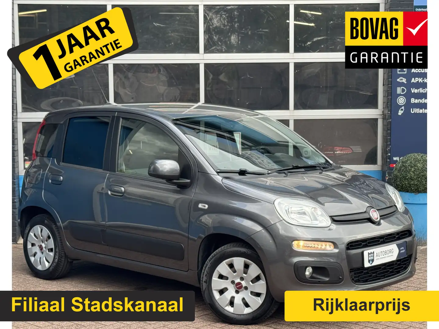 Fiat Panda 0.9 TwinAir Lounge GRATIS Afleverpakket! | Automaa Grijs - 1