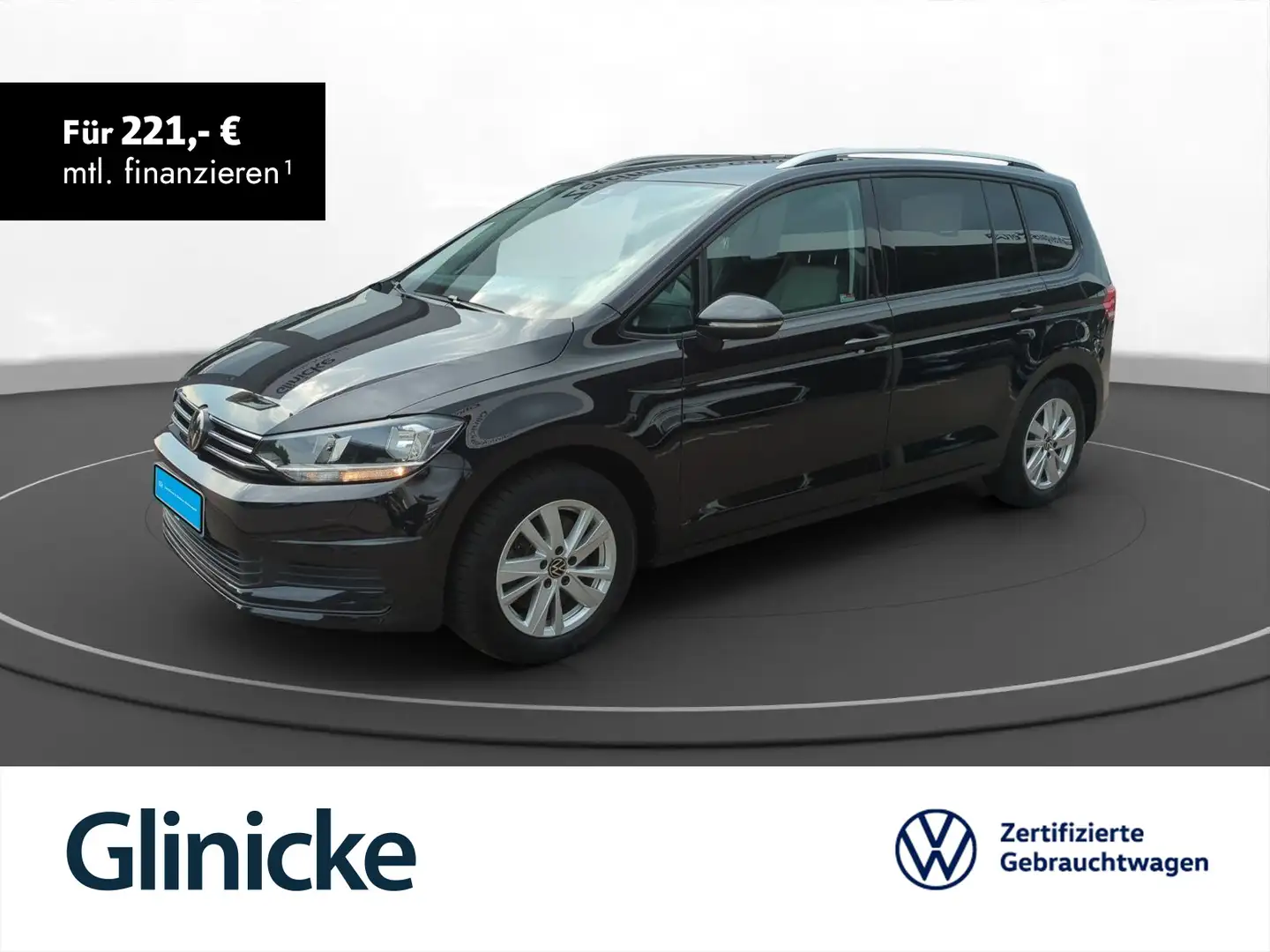 Volkswagen Touran 1.5 TSI Comfortline AHK DSG SiHz Schwarz - 1