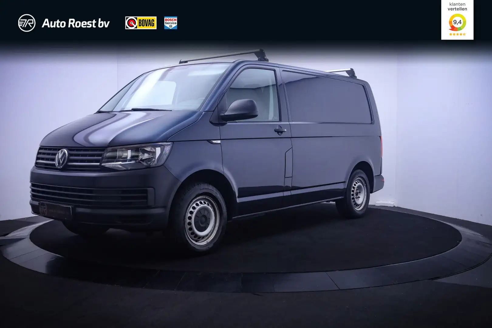 Volkswagen T6 Transporter 2.0TDI 3 Pers. AIRCO/ELECTR.PAKK/TREKHAAK/DAKDRAGE Grijs - 1