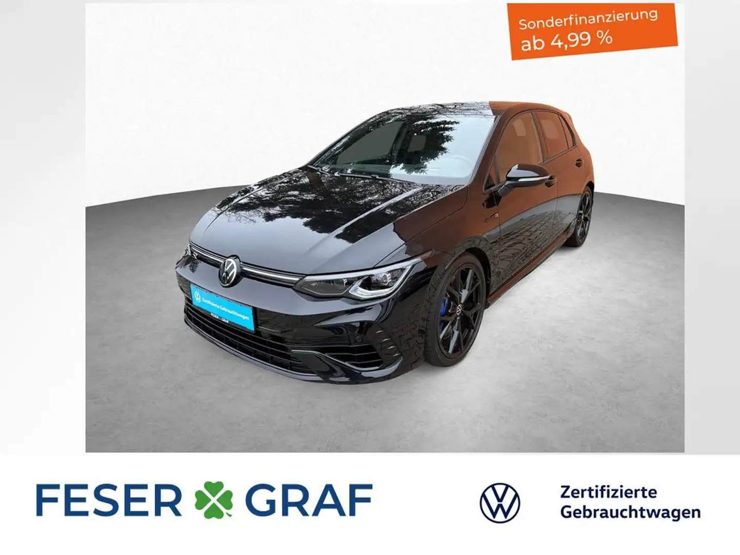 Volkswagen Golf VIII R 2.0 TSI 4MOTION 7-DSG AKP PANO HARMAN KARDO Schwarz - 1