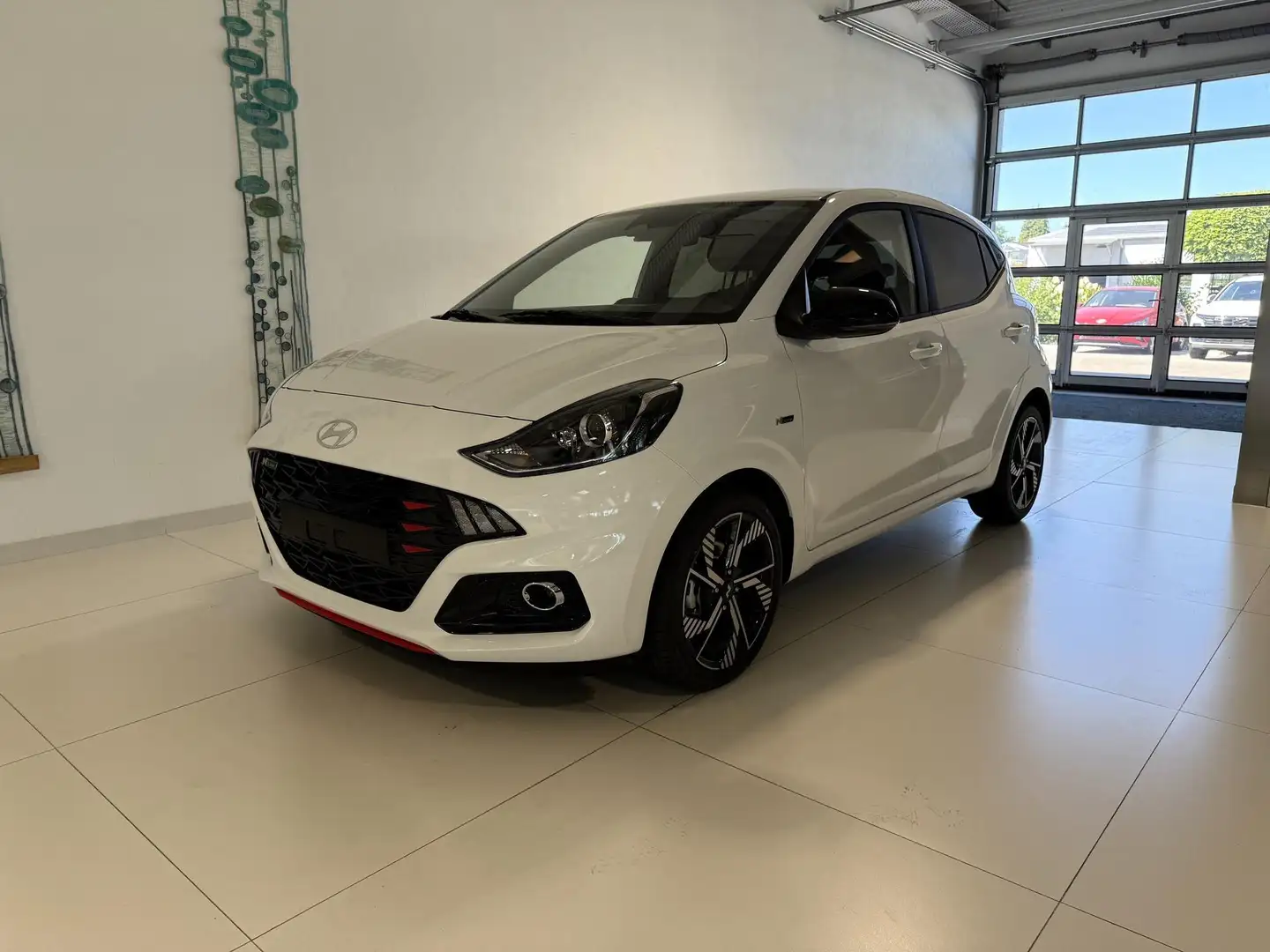 Hyundai i10 N Line 1.0 T-GDI 66 kW (90 PS) Line-Interieur-P... Weiß - 1