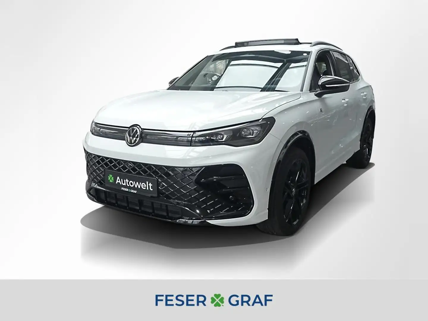 Volkswagen Tiguan R-Line 4M 2.0 TDI DSG Navi AHK Pano IQ-LED Blanc - 1