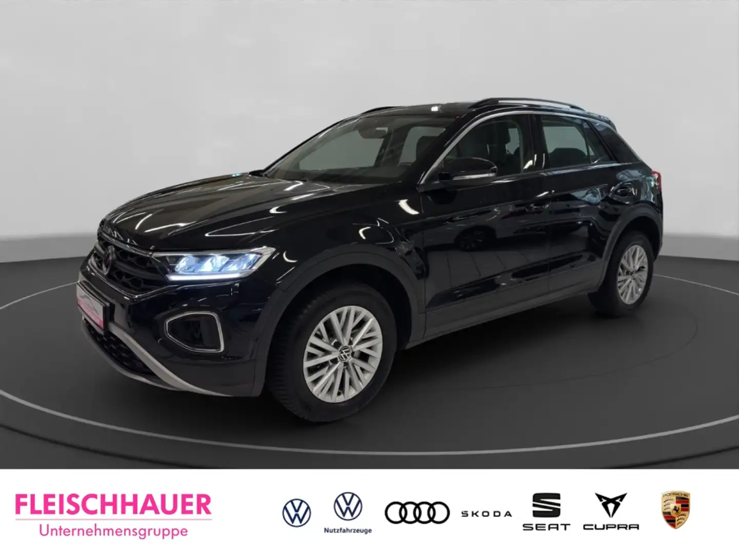 Volkswagen T-Roc Life 2.0 TDI LED+VC+PDC+App-connect+SHZ+DAB+16'' Schwarz - 1
