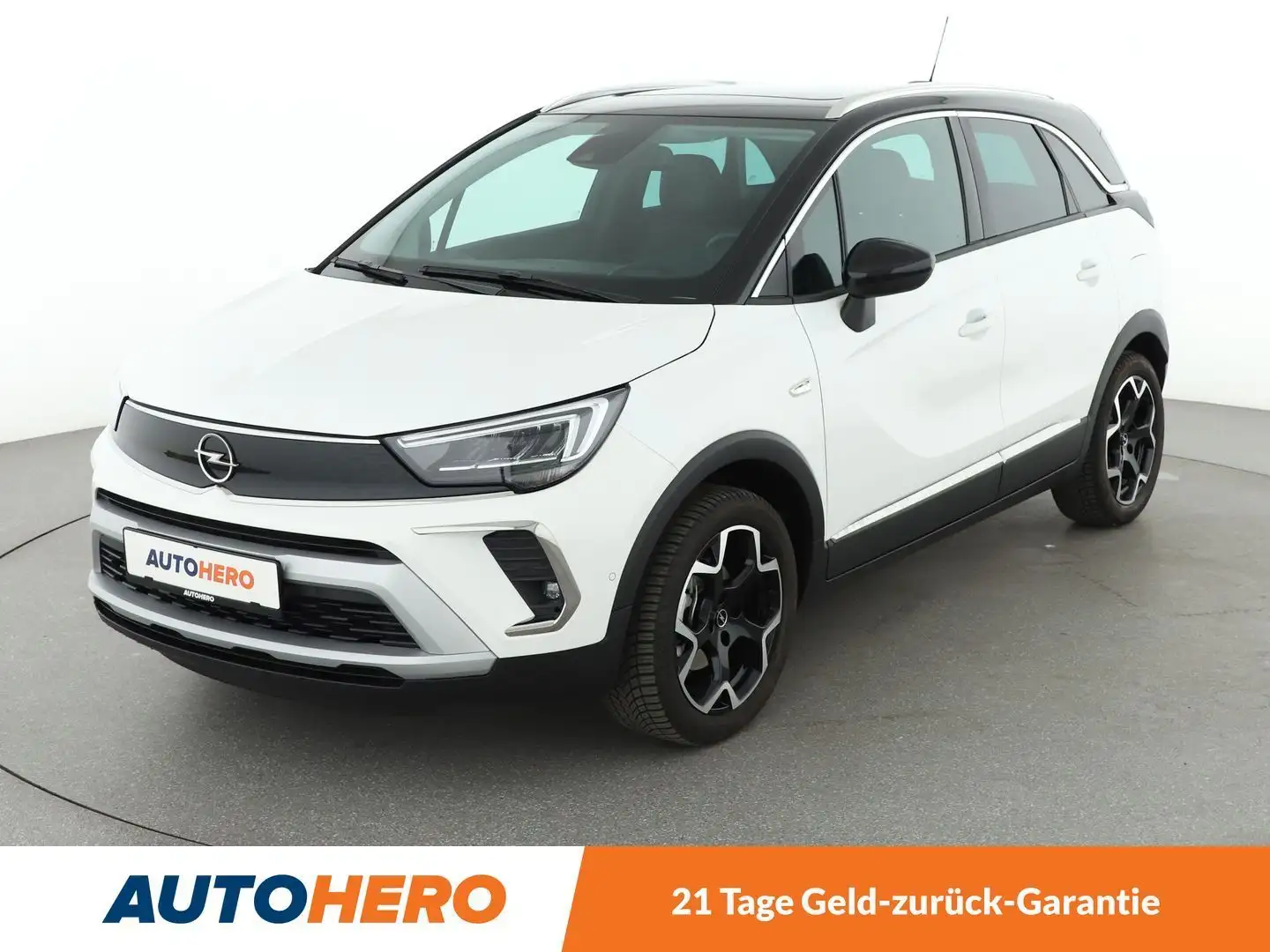Opel Crossland X 1.2 Turbo Ultimate Aut.*NAVI*LED*HEADUP*SPUR*CAM* Weiß - 1