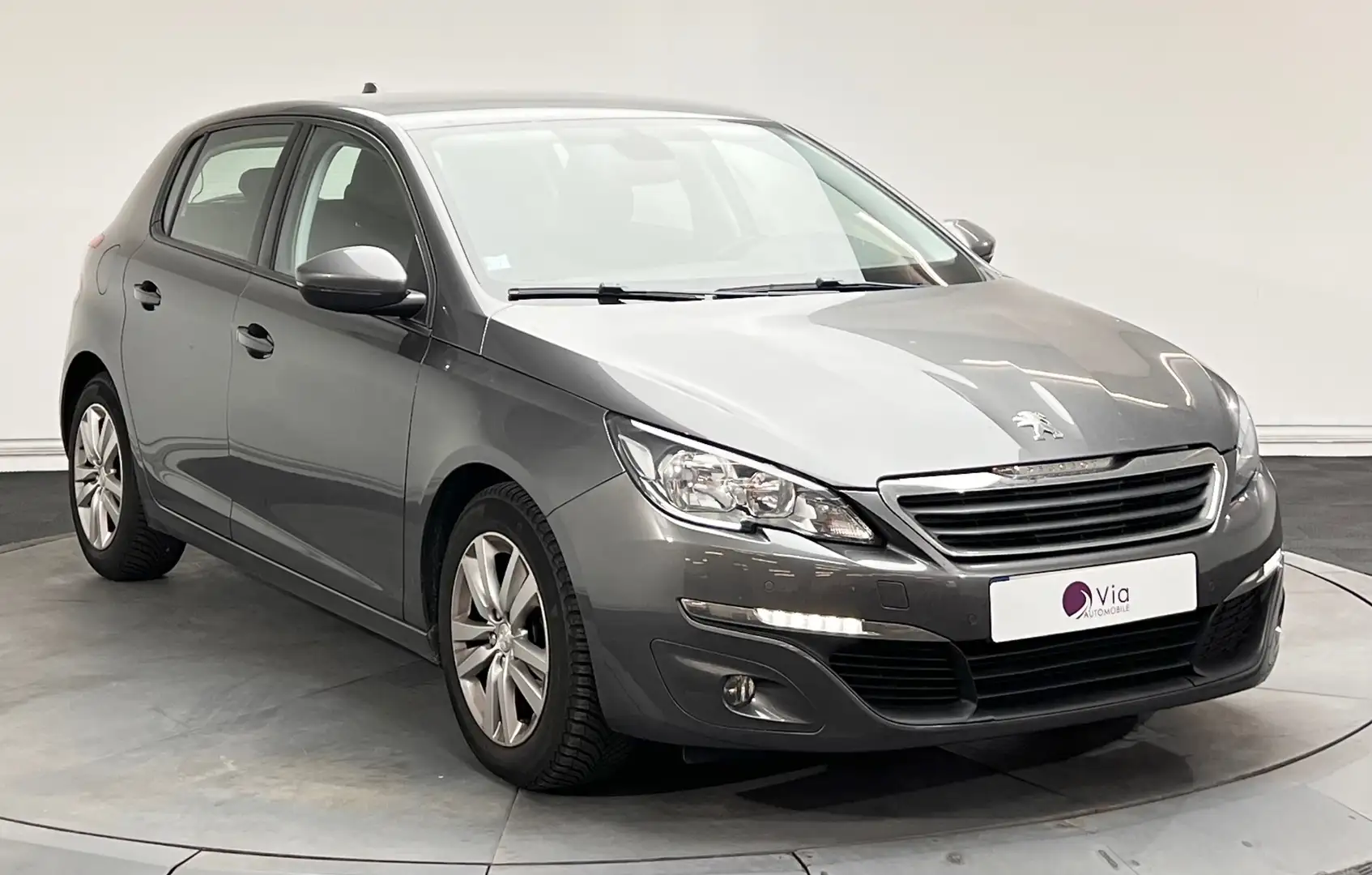 Peugeot 308 1.6 BlueHDi 120ch S\u0026amp;S BVM6 Active Gris - 2