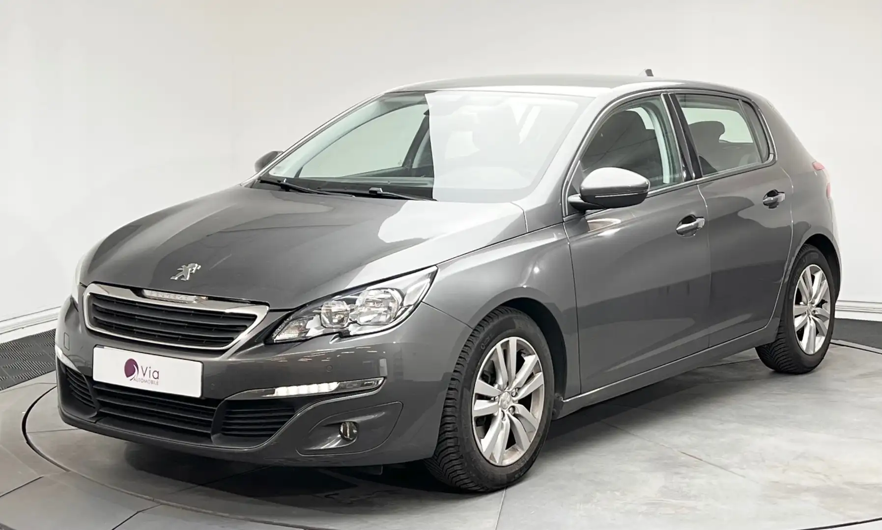 Peugeot 308 1.6 BlueHDi 120ch S\u0026amp;S BVM6 Active Gris - 1