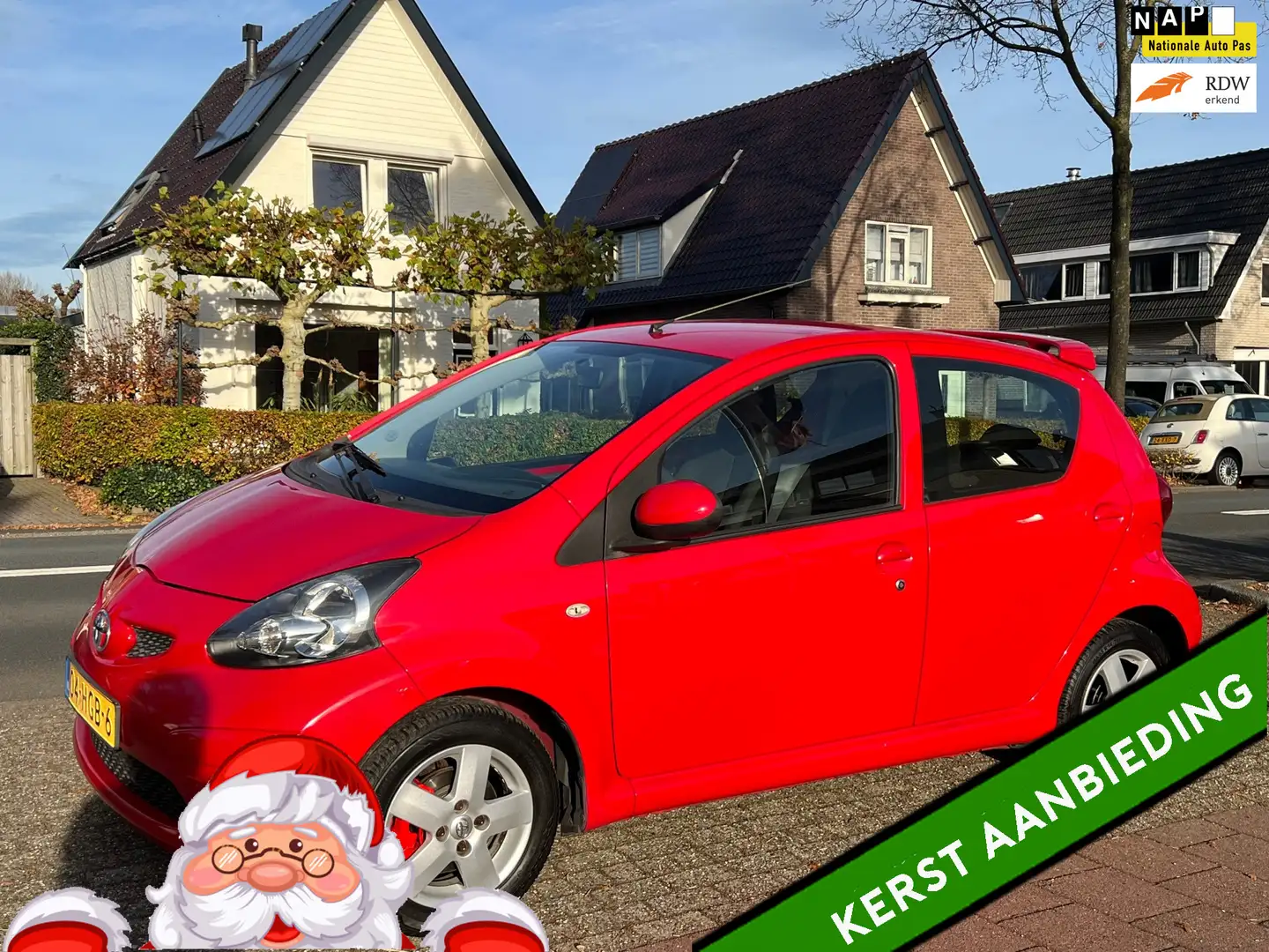 Toyota Aygo 1.0-12V Sport 69.000 km NL-AUTO-NAP Rood - 1