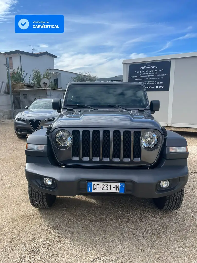 Jeep Wrangler Wrangler IV 2.0 turbo Sport auto Gris - 2