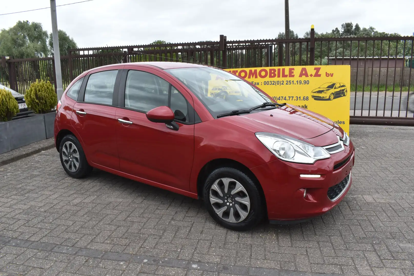 Citroen C3 1.4 e-HDi Seduction / Airco Rouge - 1