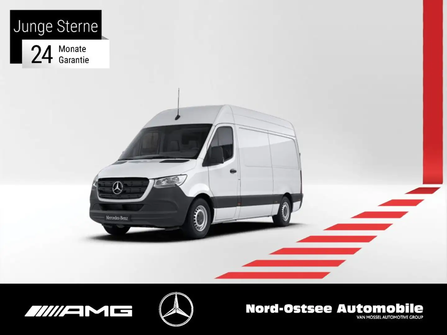 Mercedes-Benz Sprinter 317 L2H2 KLIMA MBUX NAVI SHZ KAMERA Weiß - 1