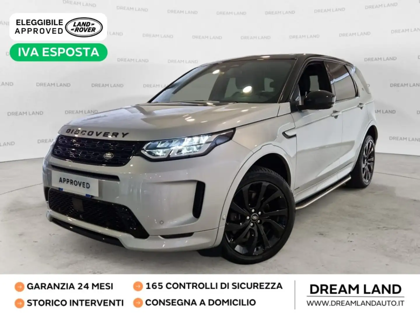 Land Rover Discovery Sport 2.0 TD4 163 CV AWD Auto R-Dynamic S - PEDANE Argento - 1