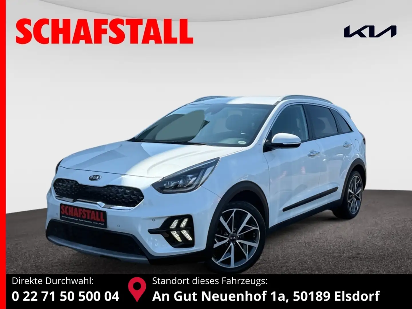Kia Niro 1.6 HEV DCT Spirit Allwetter Keyless Kamera Navi D Wit - 1
