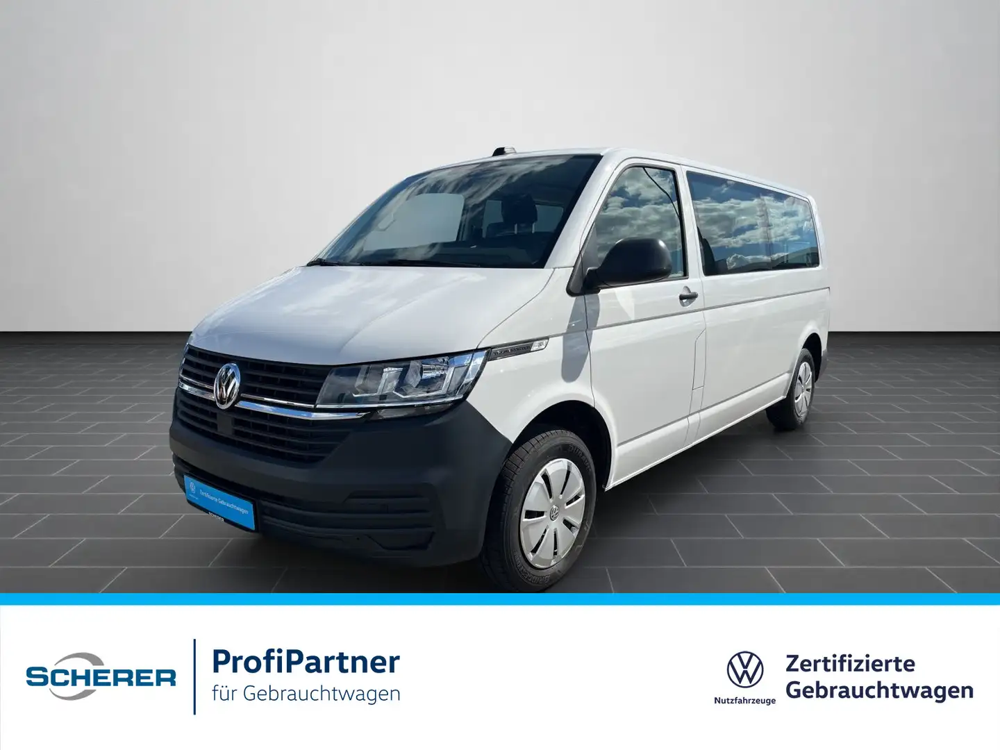 Volkswagen T6.1 Kombi LR 2.0 TDI 8-Sitzer CARPLAY AHK RFK E Weiß - 1