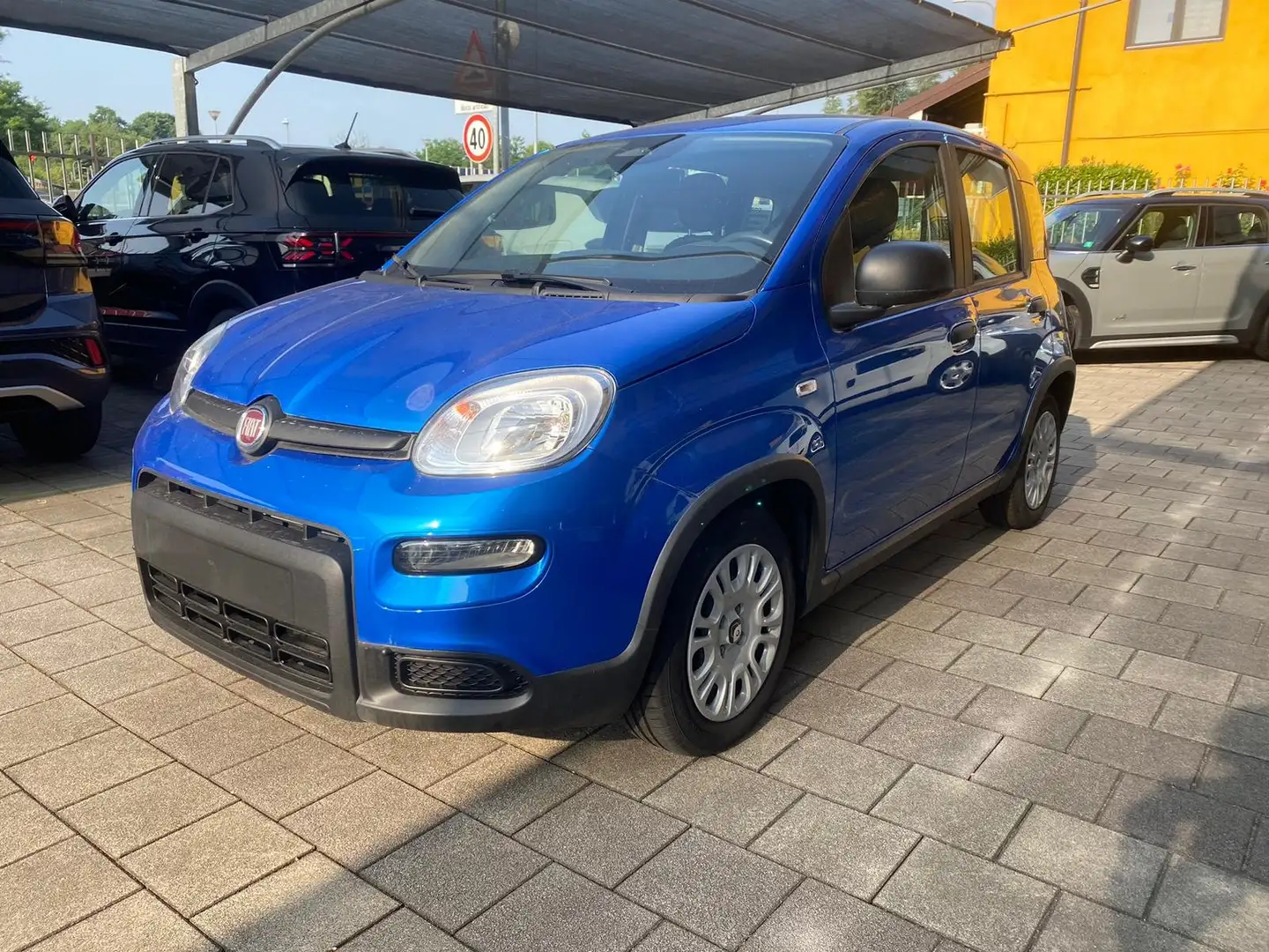 Fiat Panda Pandina 1.0 firefly hybrid s Bleu - 1