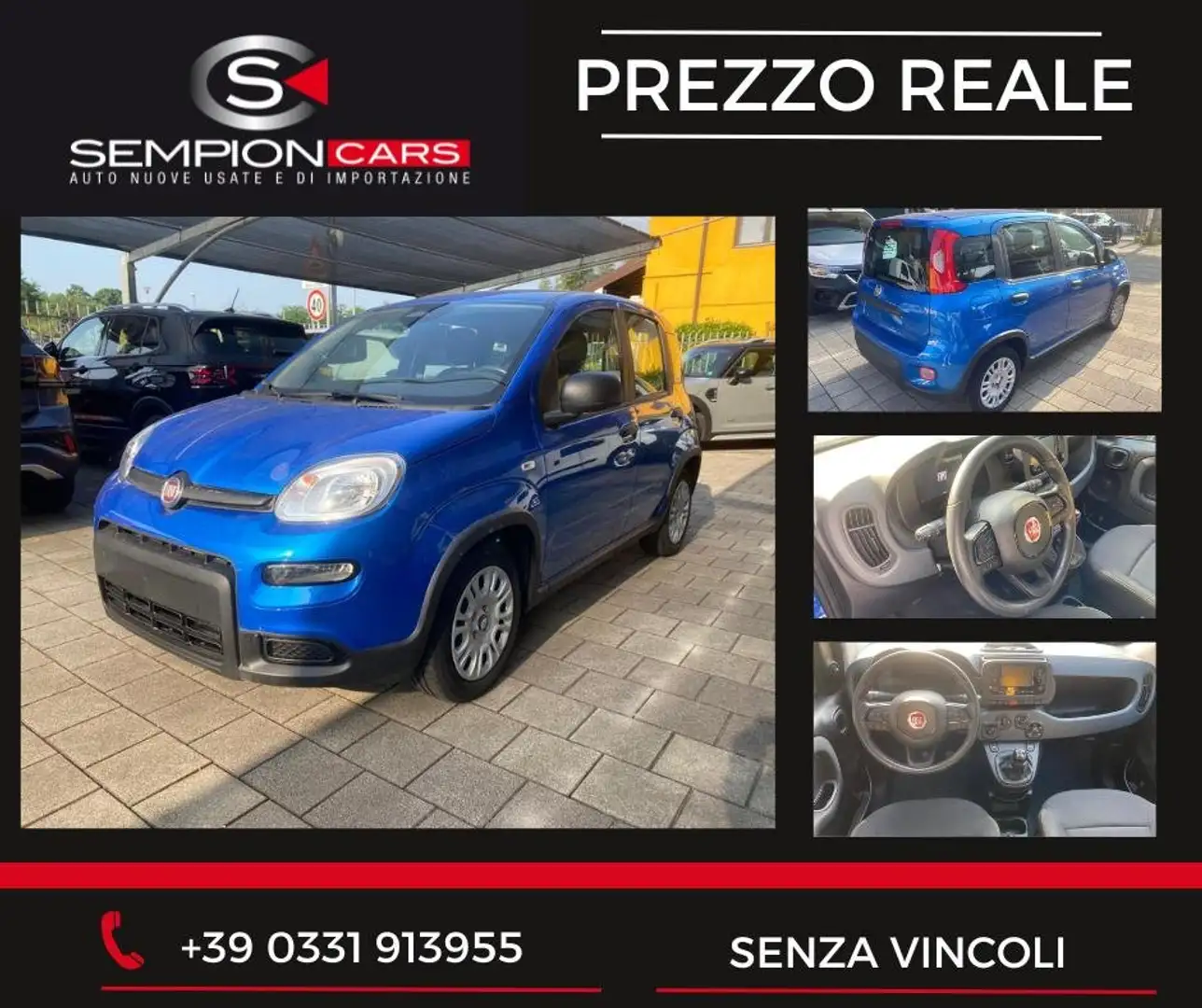 Fiat Panda Pandina 1.0 firefly hybrid s Blu/Azzurro - 1
