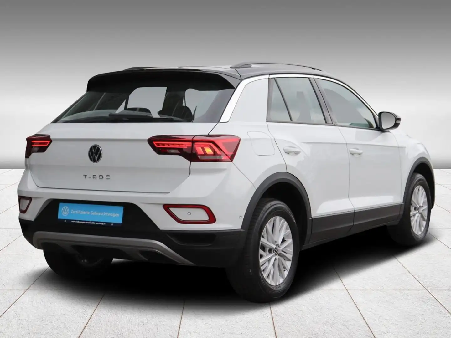 Volkswagen T-Roc 1.0 TSI Life Standhzg Navi CarPlay Sitzhzg Weiß - 2