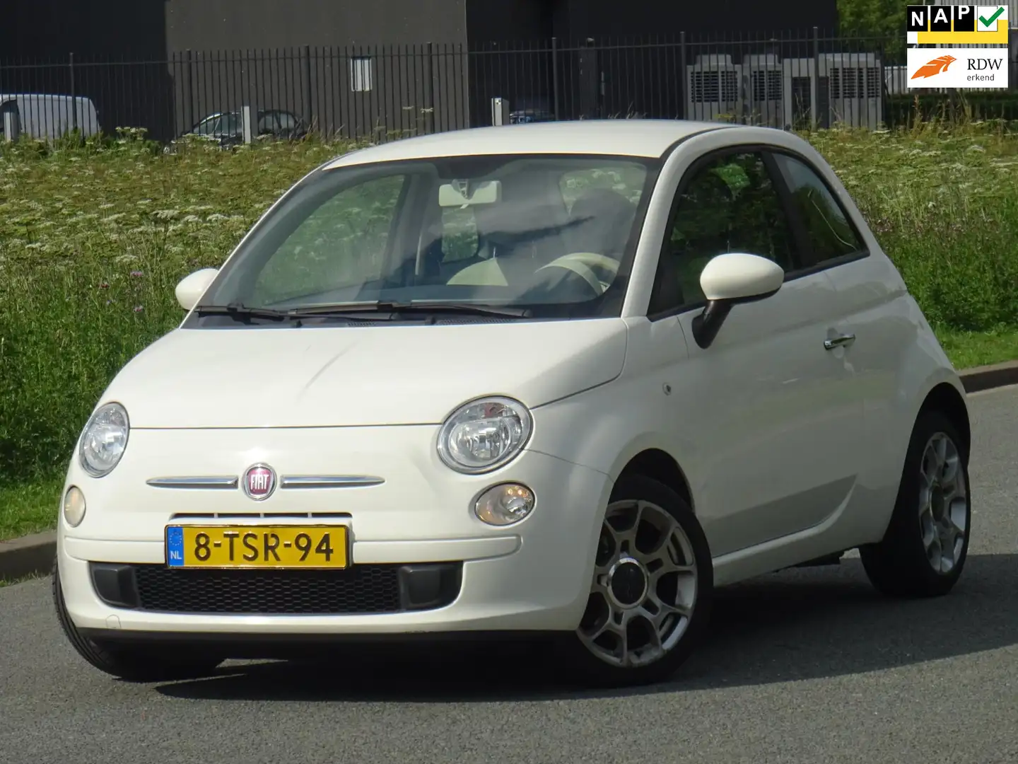 Fiat 500 1.0 TwinAir Pop BJ2014 NAP/AIRCO/S&S/APK 04-2026 Wit - 1