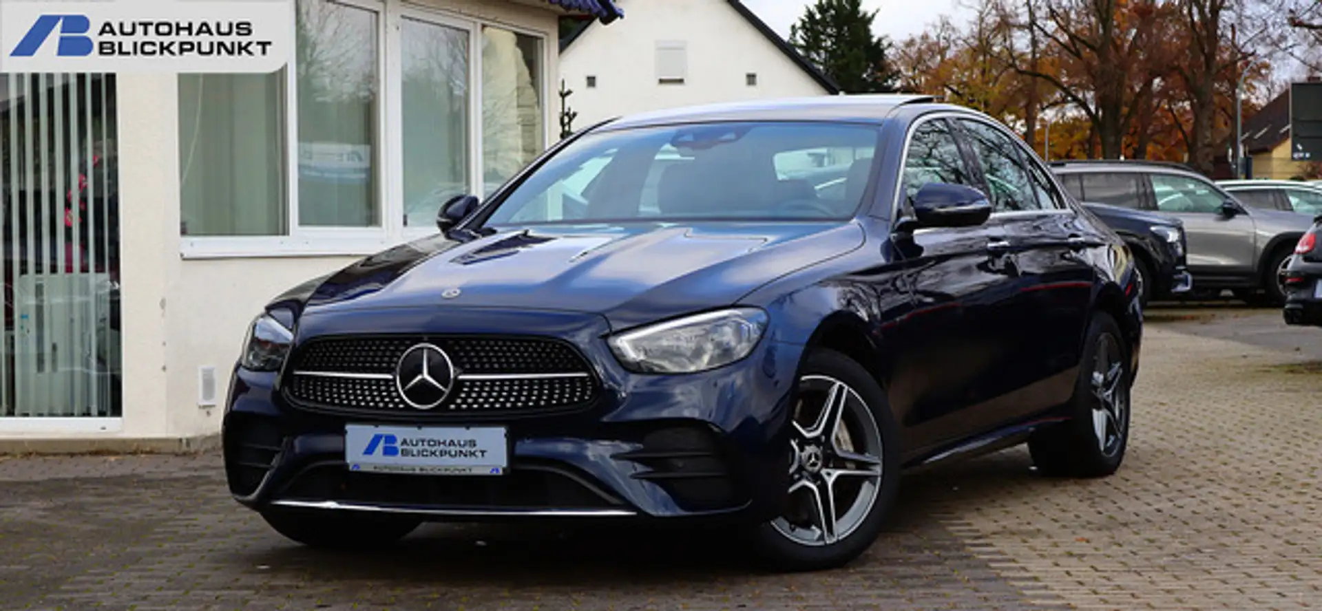 Mercedes-Benz E 300 de 4M 3x AMG DISTRO+PANO+KAM360+BURMESTER Blau - 1