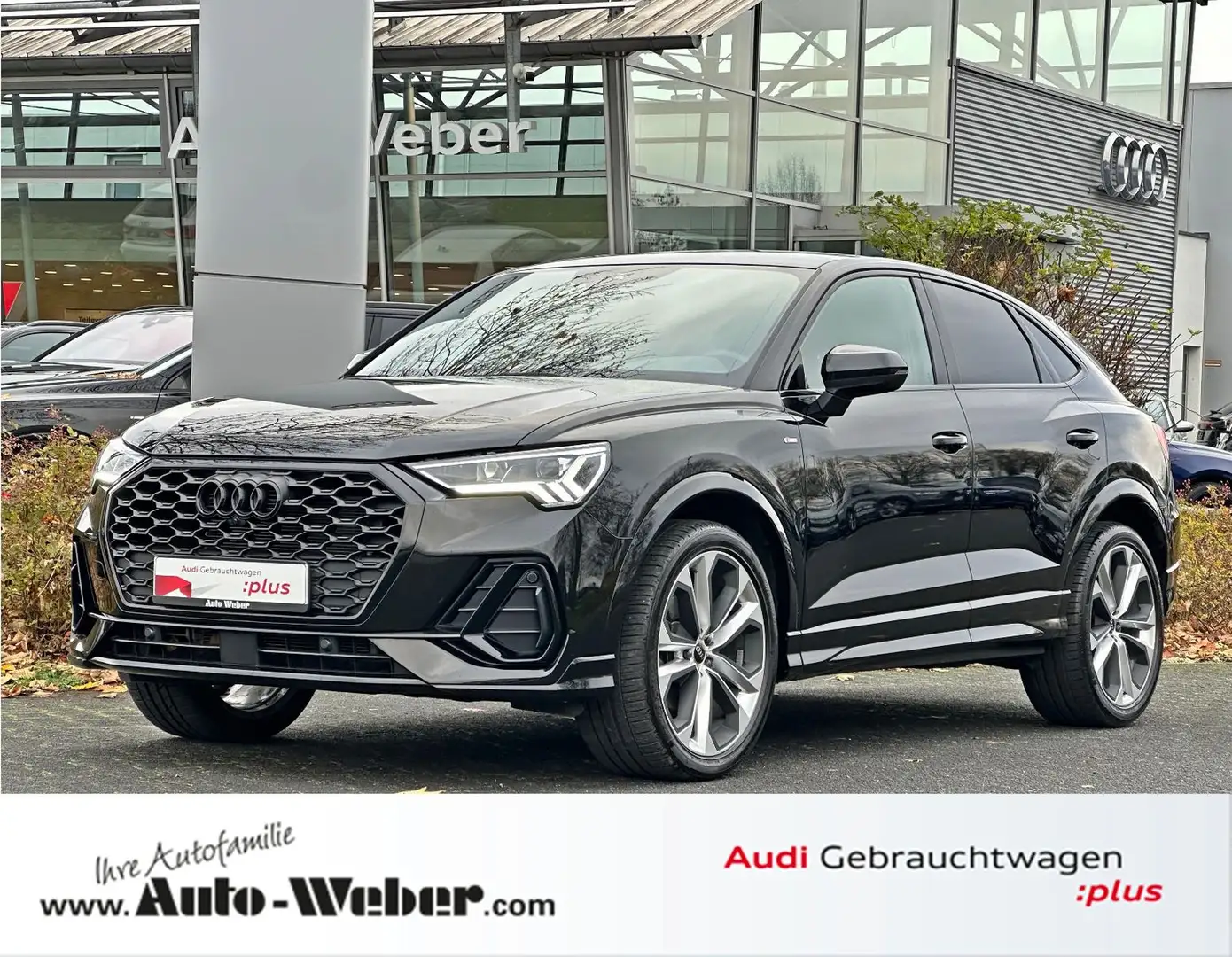 Audi Q3 Sportback 35TFSI S LINE PANO SONOS STANDHZ VC Schwarz - 1