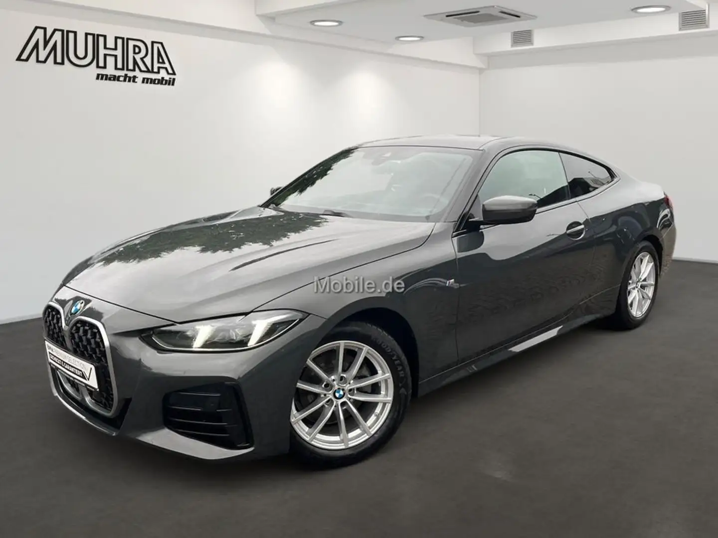 BMW 420 i Coupe M Sport FACELIFT ACC PA+ Memory HUD Grau - 2