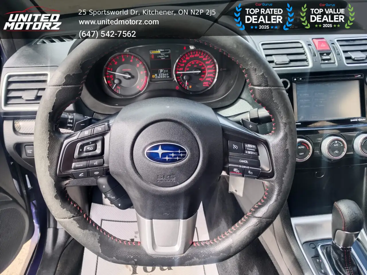 Subaru WRX снимка Subaru WRX
