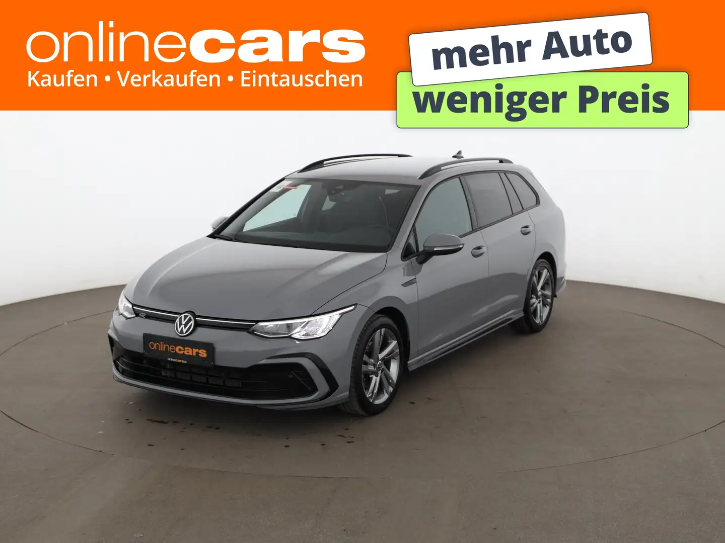 Volkswagen Golf Variant Golf VIII Variant 1.5 eTSI R-Line Aut LED AHK NAV Grau - 1