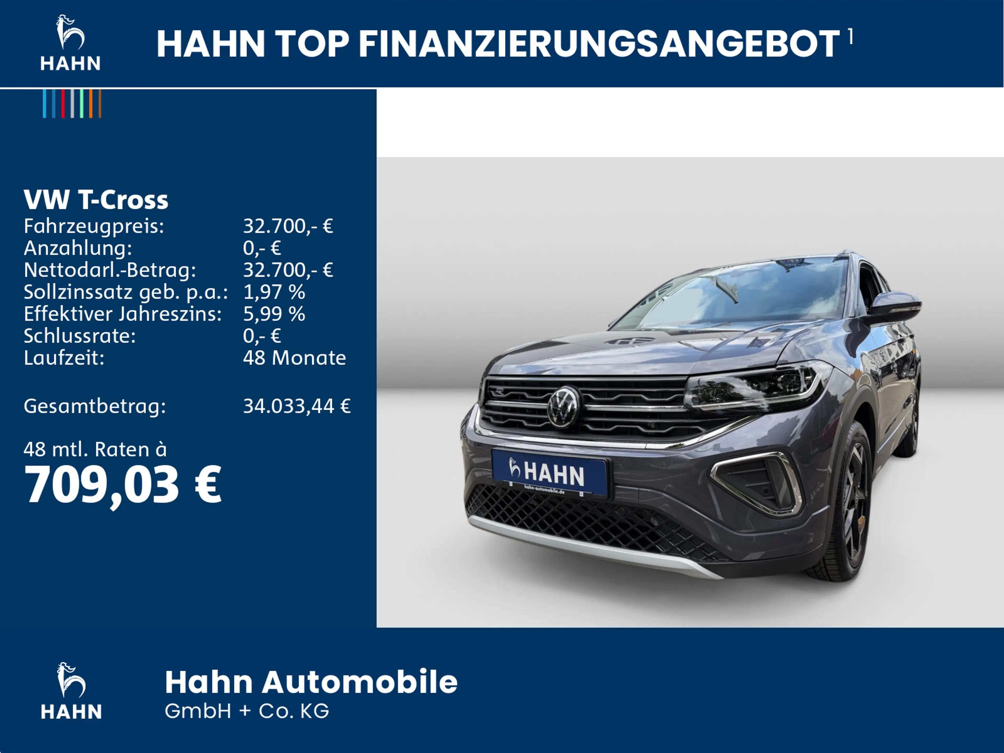 Volkswagen T-Cross R-Line 1.0 l TSI 85 kW Travel & Comfort" — photo 2