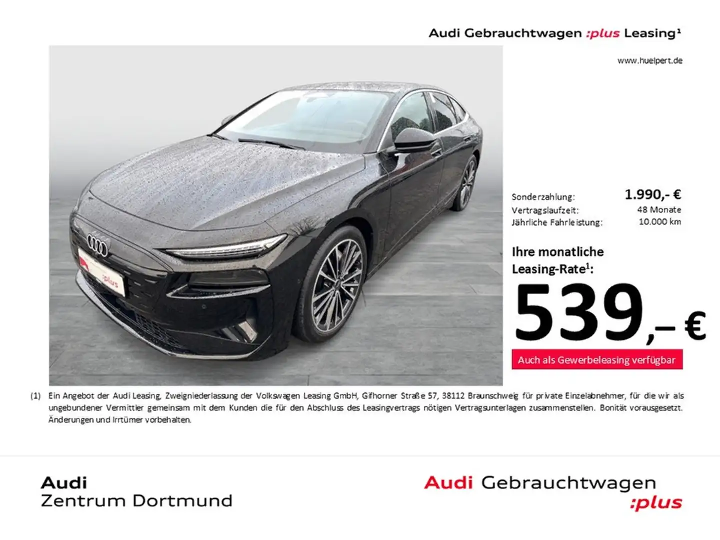 Audi A6 e-tron Sportback quattro advanced AHK ACC 20Z Schwarz - 1
