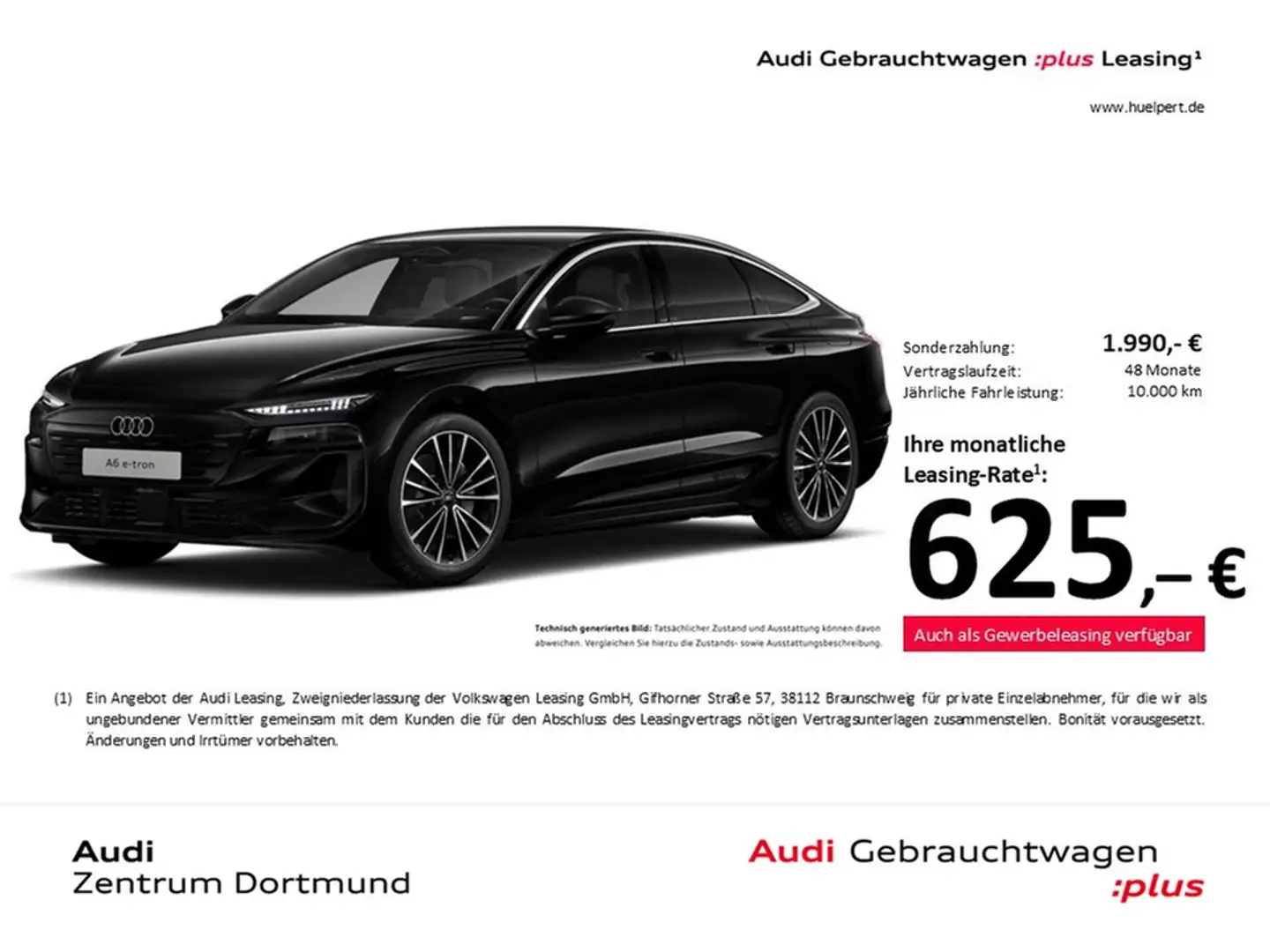 Audi A6 e-tron Sportback quattro advanced AHK ACC 20Z Schwarz - 1