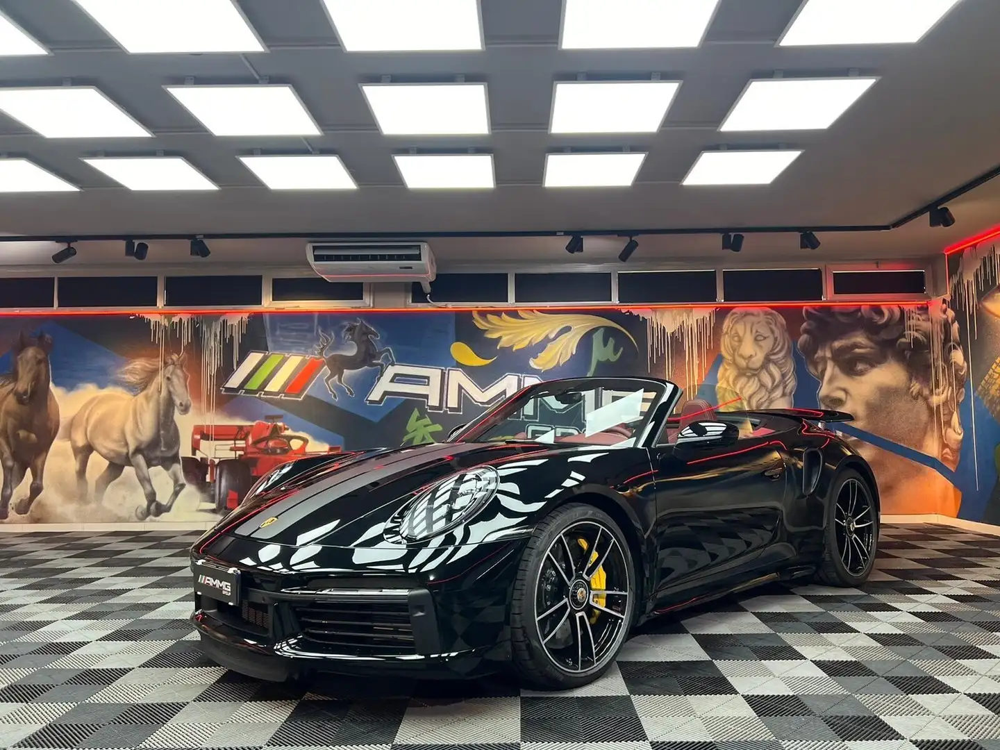 Porsche 911 Turbo S Cabriolet Nero - 1