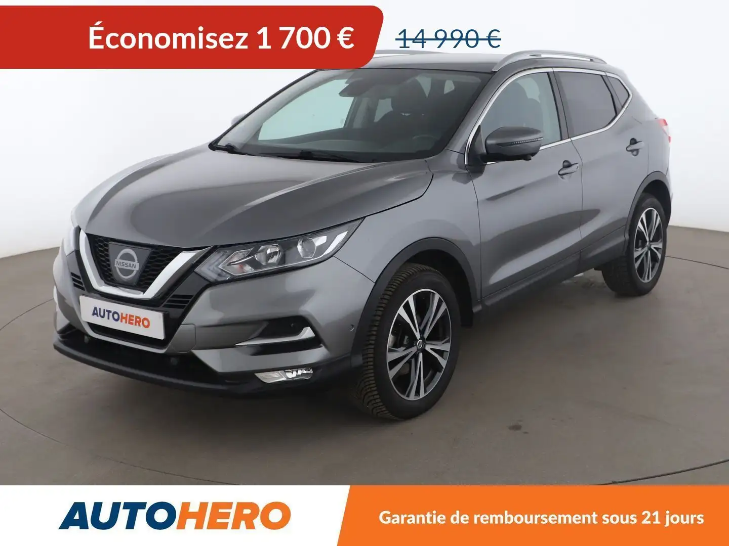 Nissan Qashqai 1.6 DIG-T N-Connecta Grau - 1
