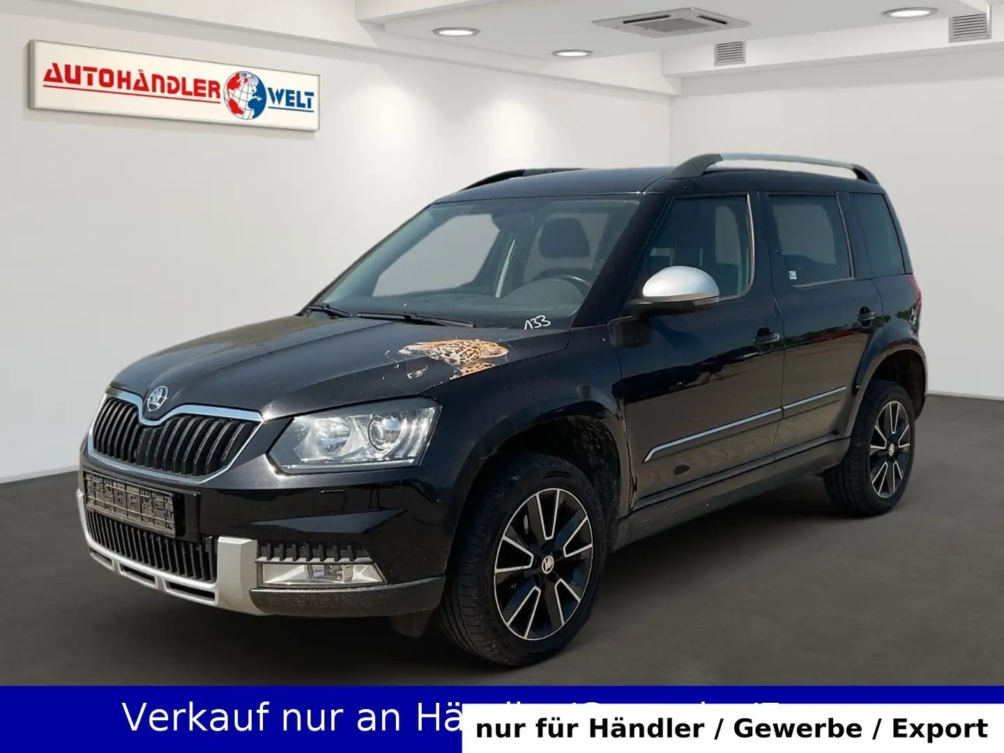 Skoda Yeti 2.0TDI 4x4 1.Hand Xenon AAC AHK PDC SHZ DAB Schwarz - 1