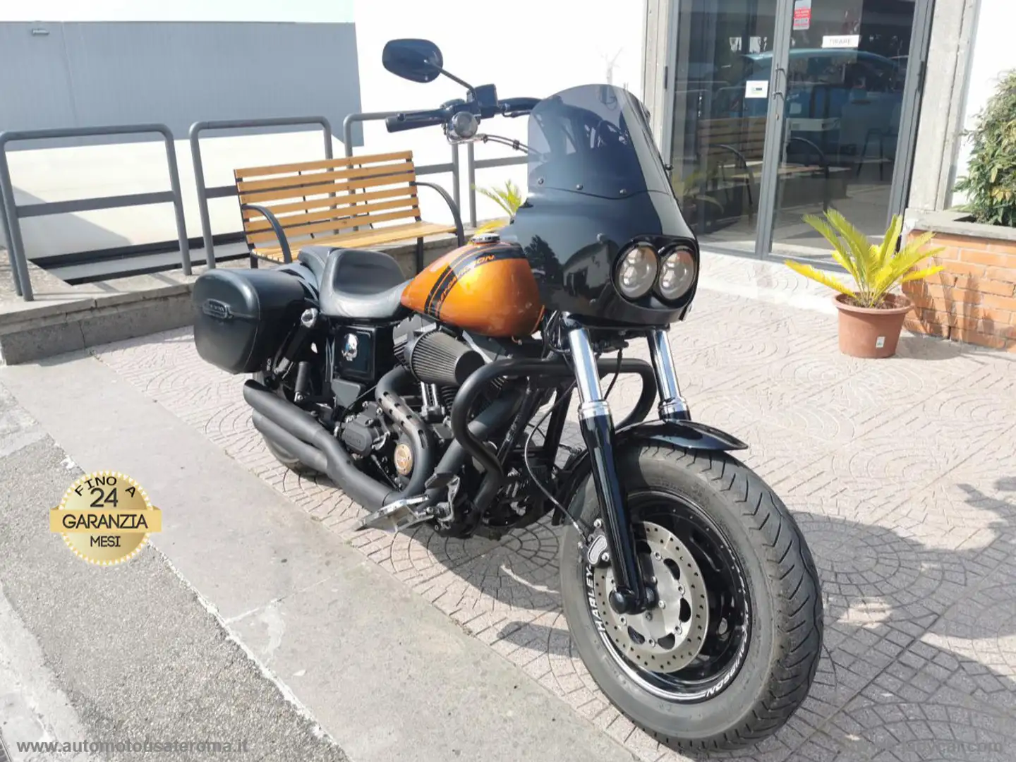 Harley-Davidson Dyna Fat Bob Dyna 103 Fat Bob 1690 OFFERTA PROMO WEB Arancione - 2
