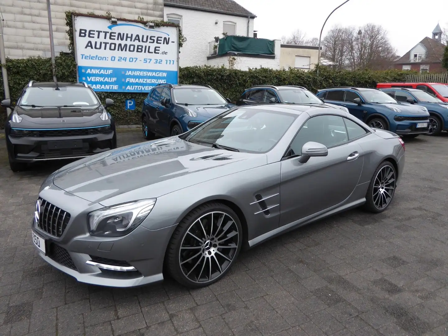 Mercedes-Benz SL 350 AMG 39.000 KM 20" AMG Pano Airscarf Argent - 1