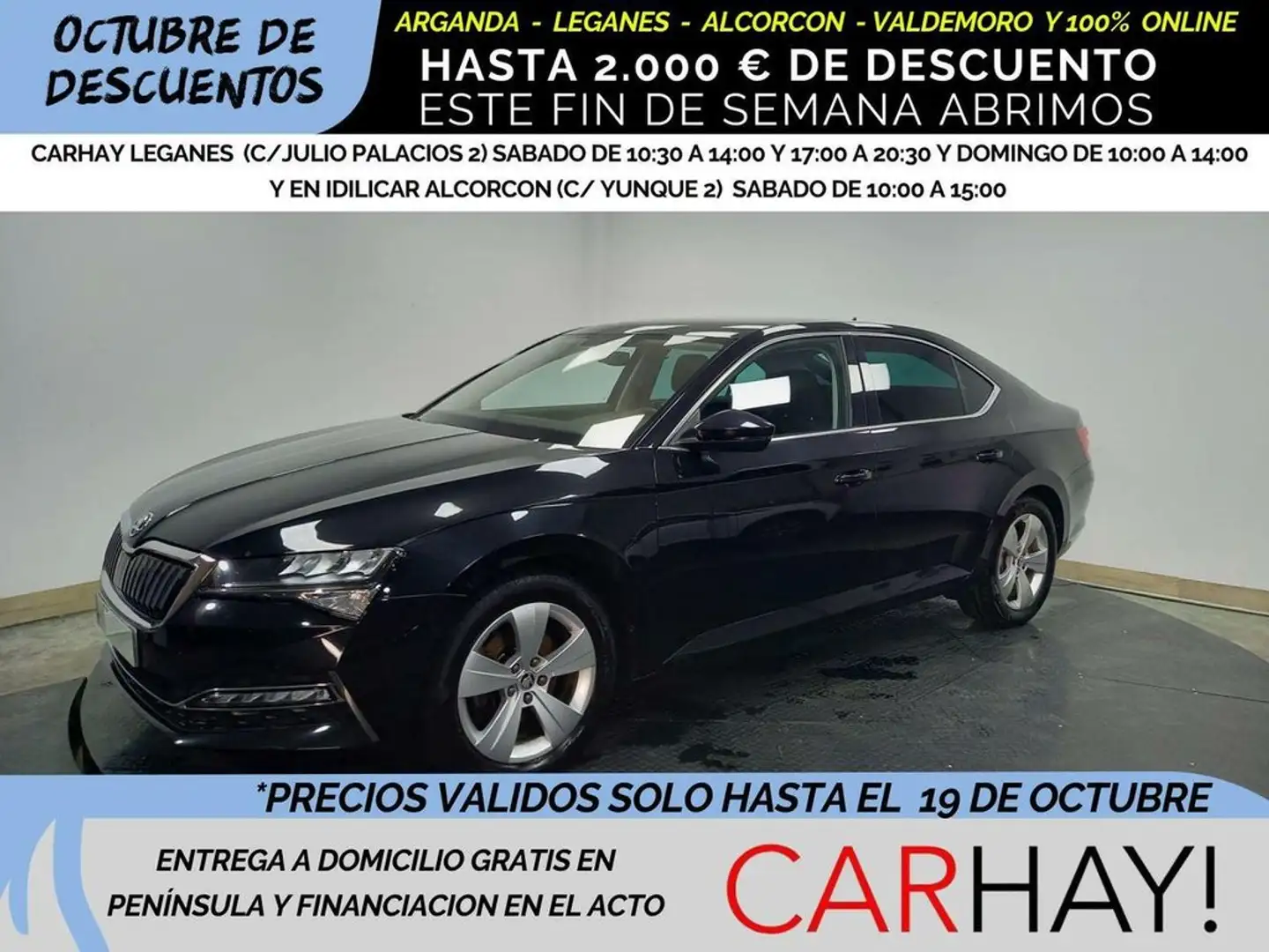Skoda Superb 1.4 TSI PHEV AMBITION DSG AUT Zwart - 1