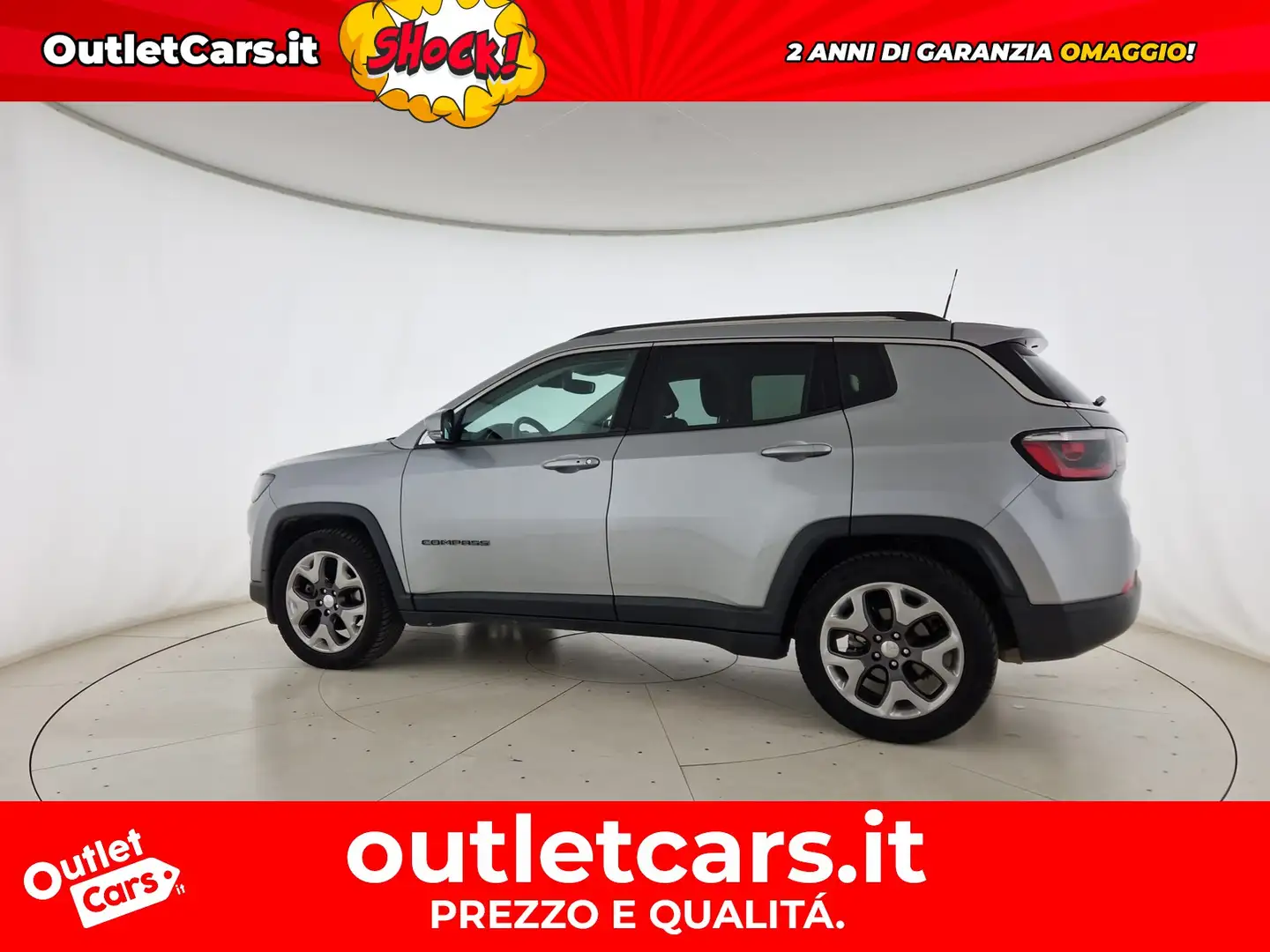 Jeep Compass 1.6 mjt limited 2wd 120cv my19 Gris - 2