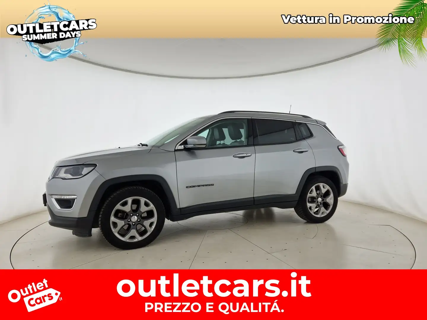 Jeep Compass 1.6 mjt limited 2wd 120cv my19 Grigio - 1