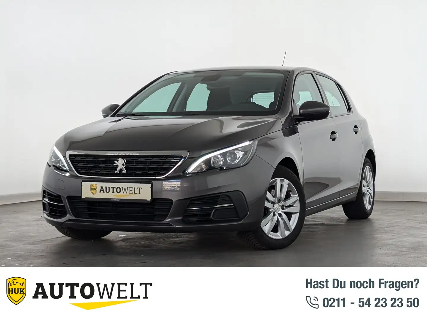 Peugeot 308 308 1.2 PureTech 130 Active LED+NAVI+RFK+TEMP+ BC Grau - 1
