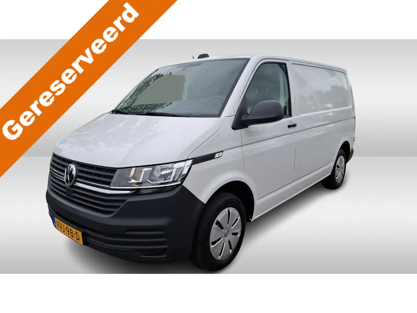 Volkswagen T6.1 Transporter 2.0 TDI L1H1 26 Eco Business Navi by App / Trekhaa Blanc - 1