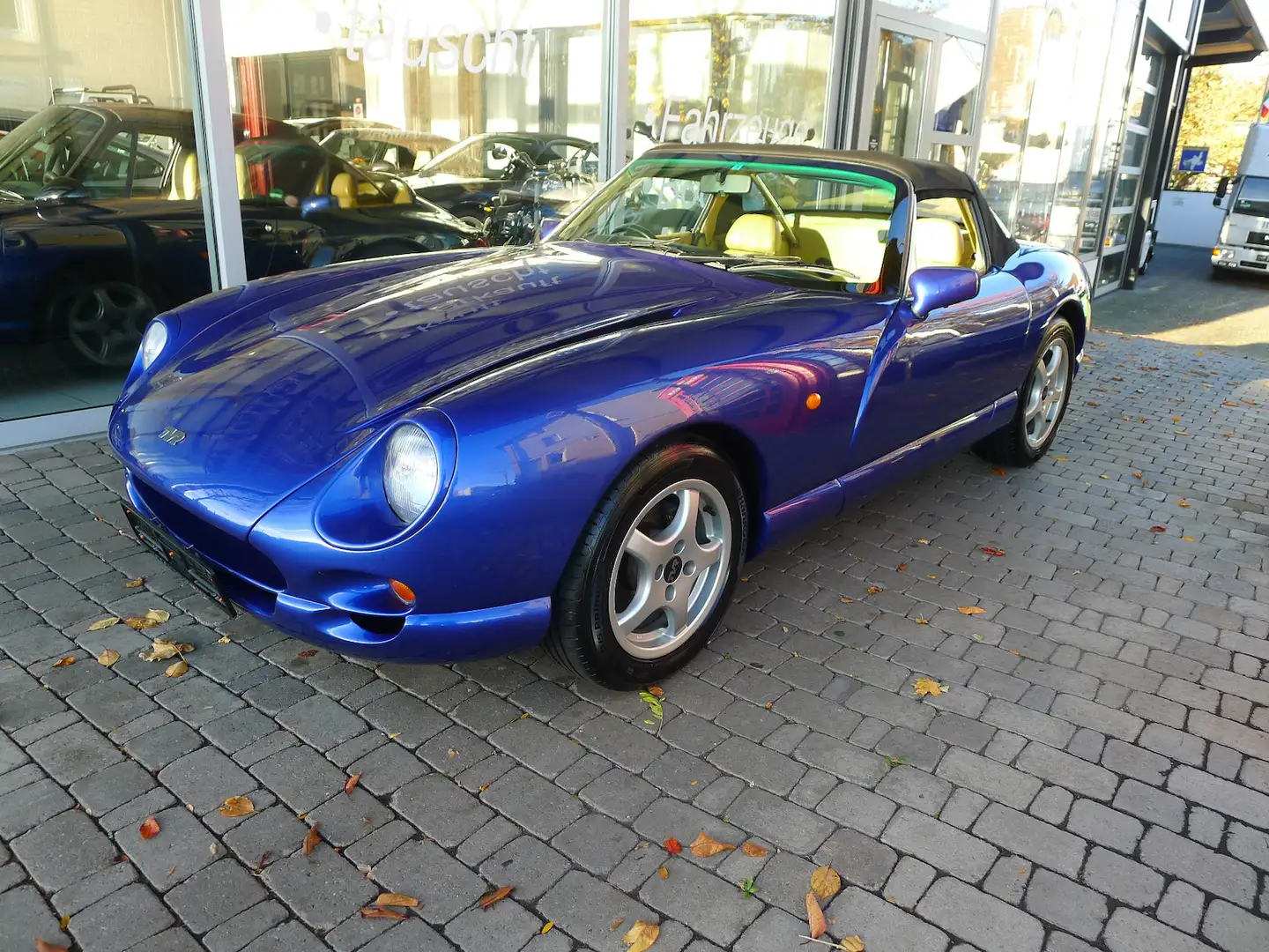 TVR Chimaera RHD 4,0 Targa/Coupe/ Einziger mit Klima Blau - 2