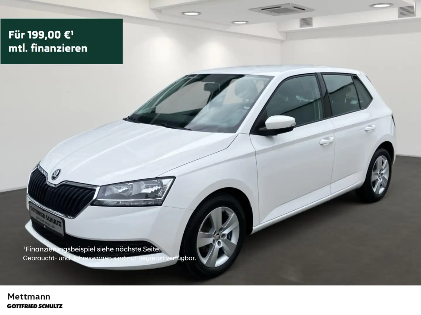 Skoda Fabia 1.0 MPI Active LM DAB ZV VORBEREITUNG AHK Weiß - 1