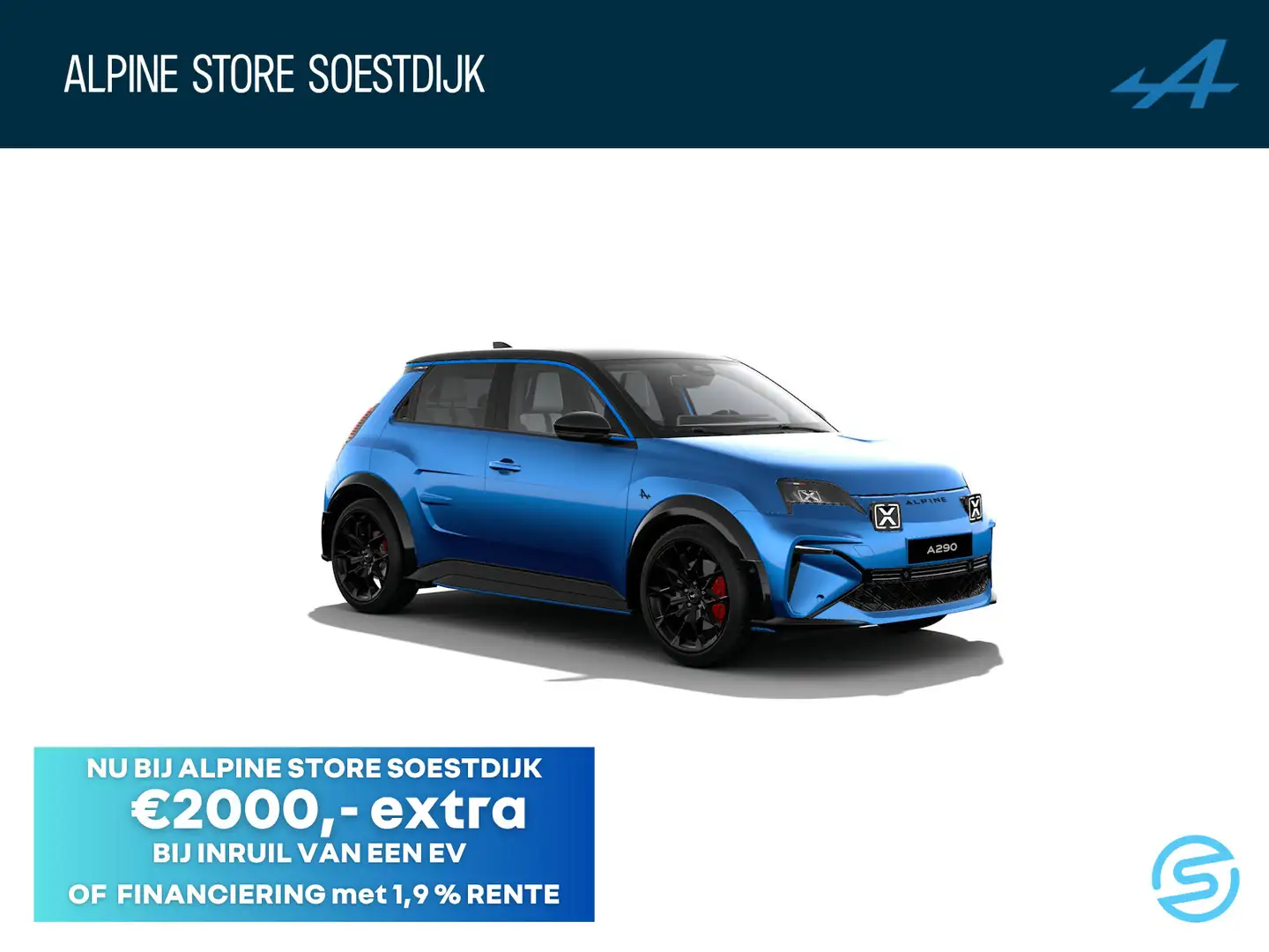 Alpine A290 GTS 52 kWh NIEUW | Pack Driving | Devialet | Frans Blu/Azzurro - 1