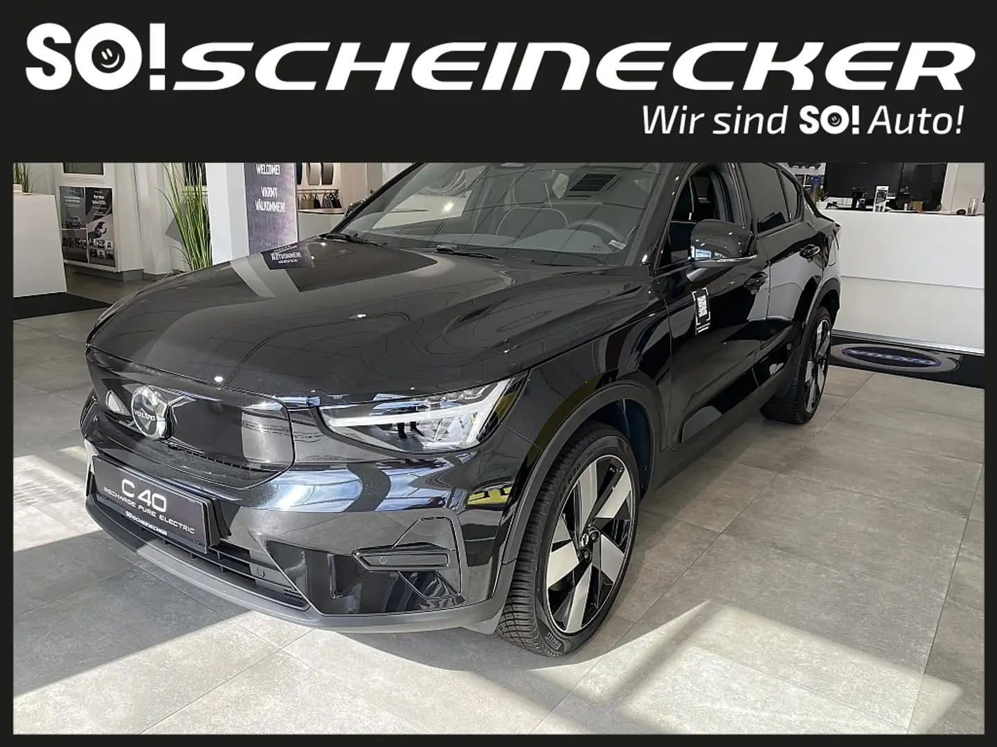 Volvo C40 Recharge Single Front 67kWh Plus Schwarz - 2