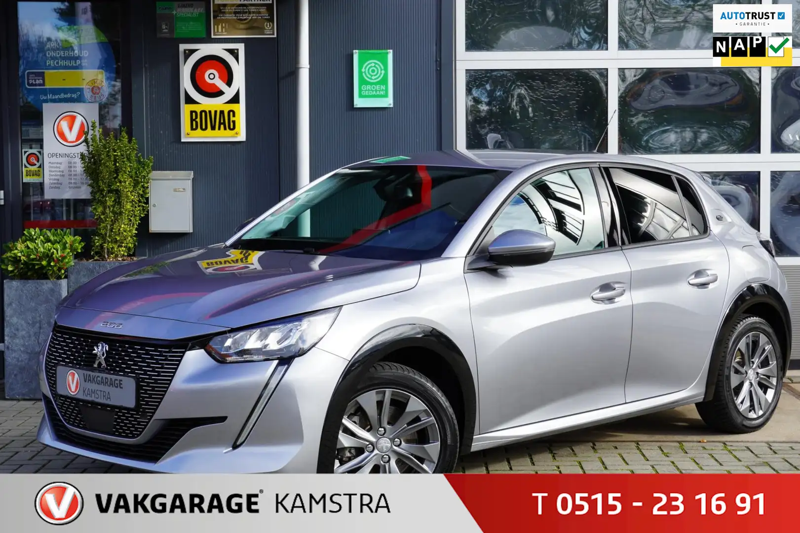 Peugeot e-208 EV Allure 50 kWh Navi/Cruise/AA+ACP/PDC+Camera Gris - 1