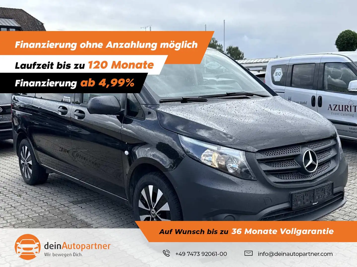 Mercedes-Benz Vito Tourer 119 CDI Pro 4x4 kompakt NAVI/AHK/STHZ/RFK/ Schwarz - 1